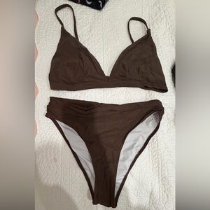 Brown Bikini Set